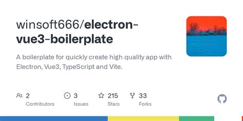 electron vue boilerplate.
